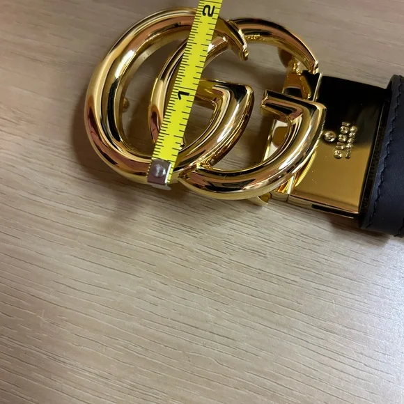 GG Marmont Reversible GG Supreme/Leather Size 85/34 - Picture 9 of 9